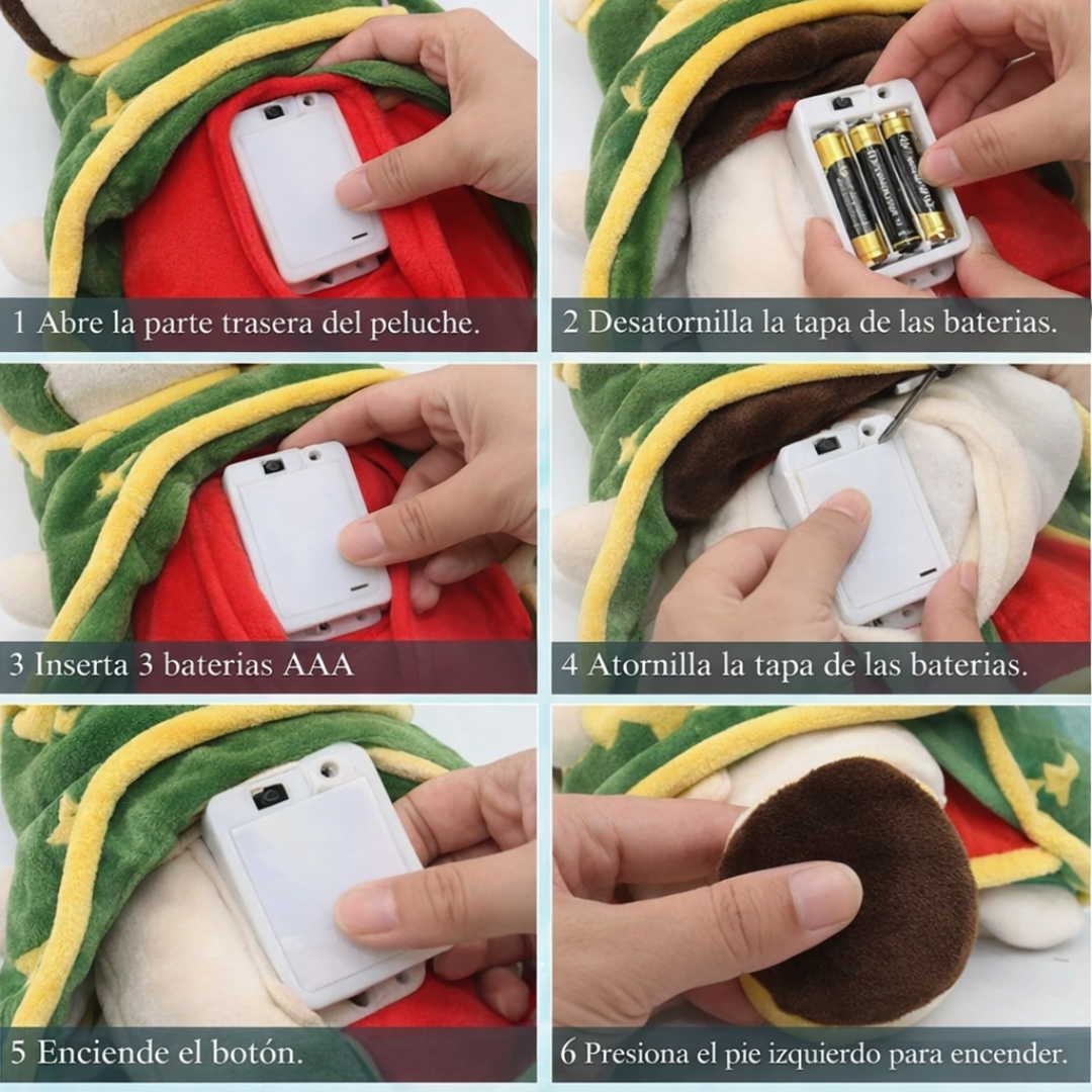 Peluche Virgen Guadalupe Respira y Luz